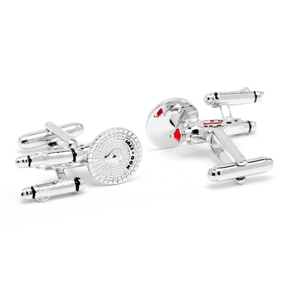Star Trek USS Enterprise NCC-1701 Cufflinks – Officially Licensed